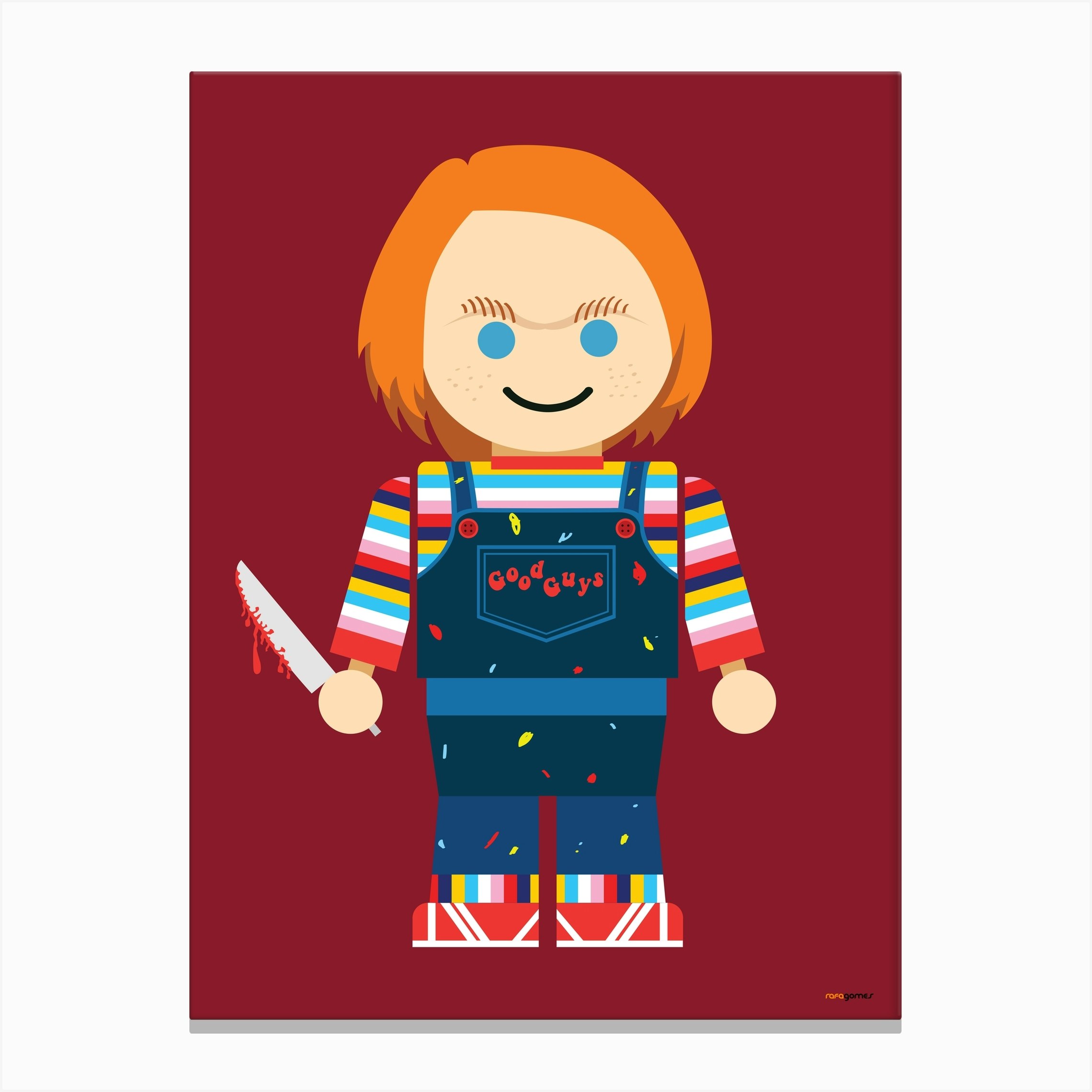 Toy Chucky Canvas Print by Rafa Gomes