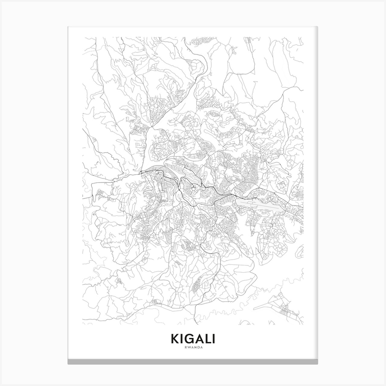 Kigali Art Print by Atlas Prints - Fy