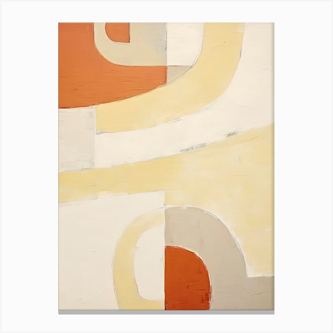 Abstract Art, Chicago, 1960 9 Canvas Print by Abstract Art Expressions Fy