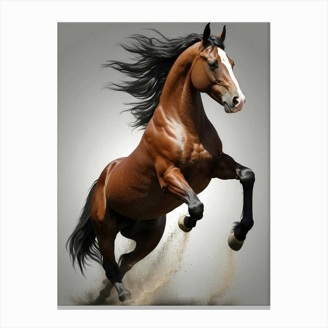 Horse running, 