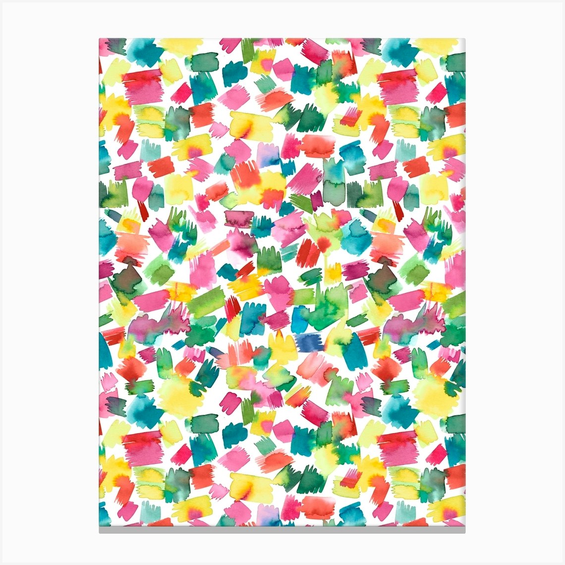 Abstract Spring Colorful Canvas Print by Ninola Design Fy