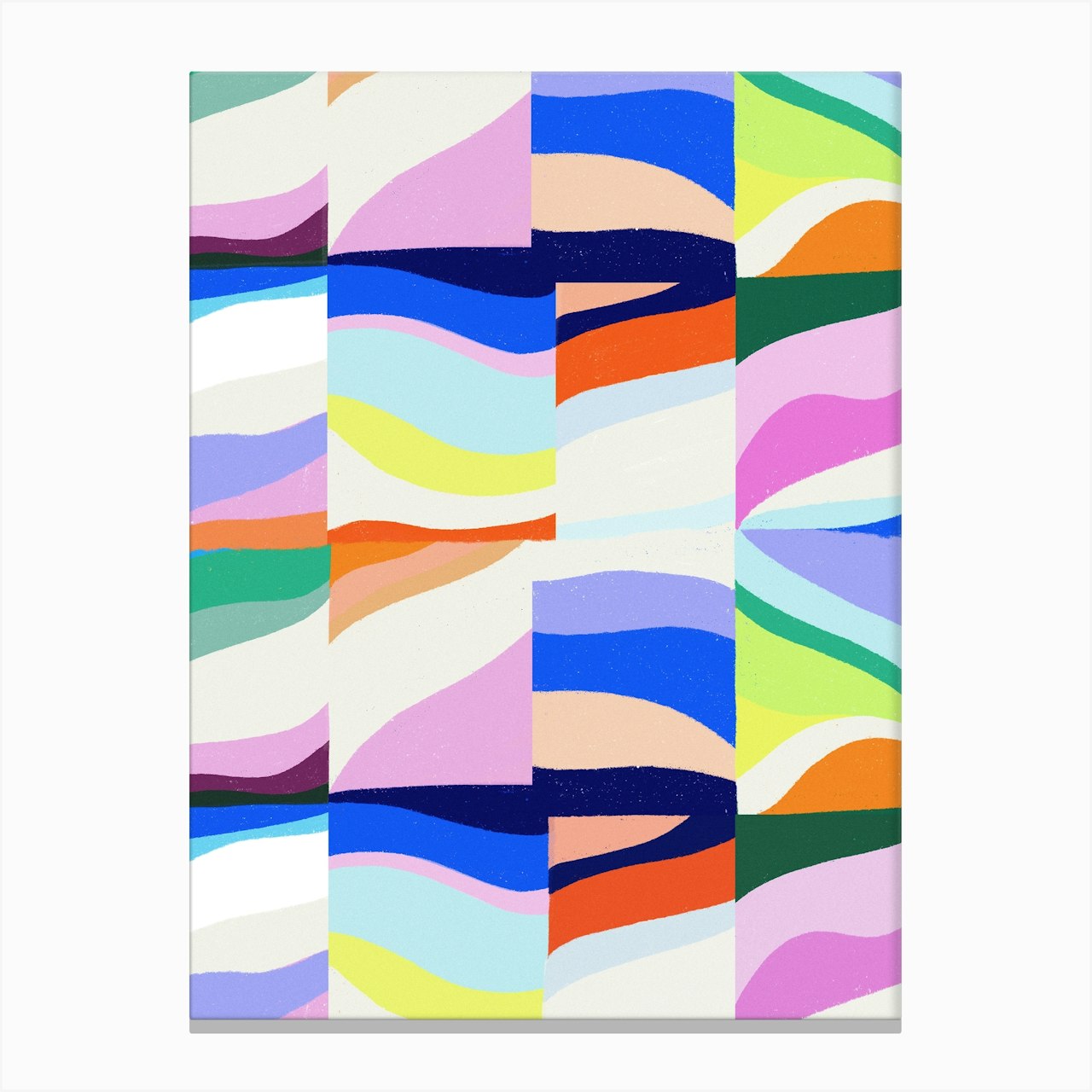 Groove Pattern Art Print by Laura Douglas Fy