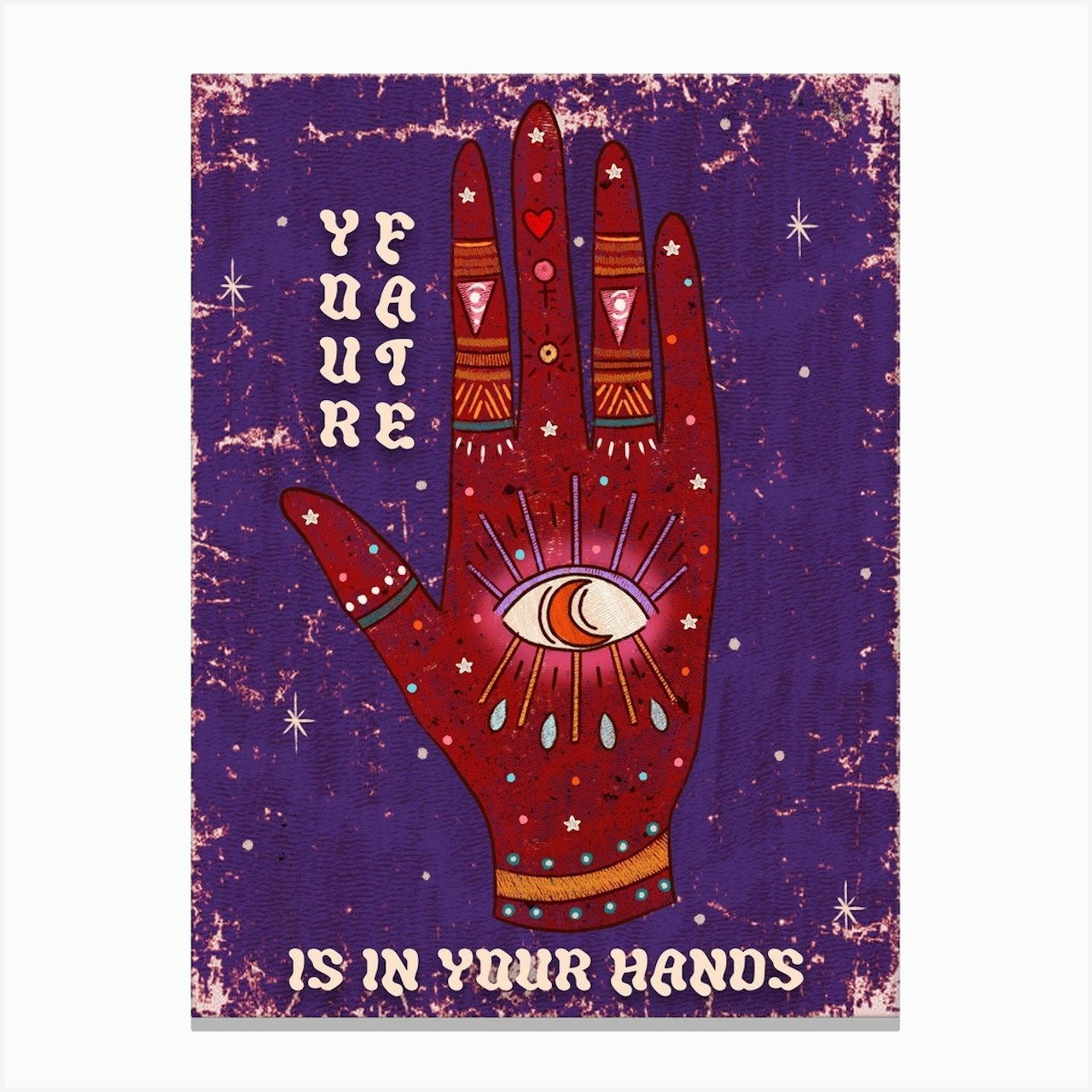 Your Fate Is In Your Hands Art Print by Olivia Bürki Design - Fy