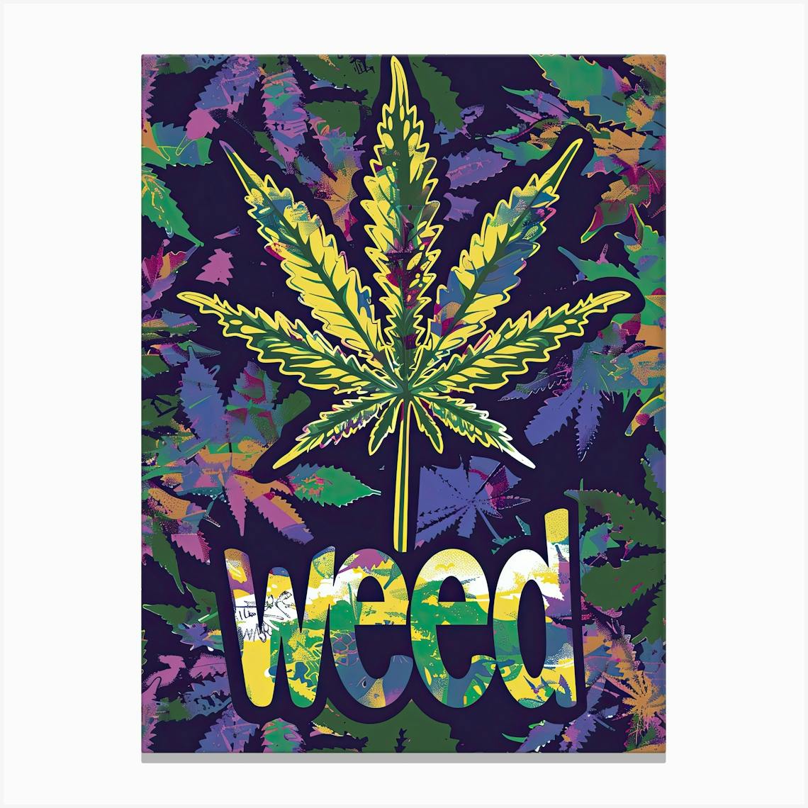Pop Art Cannabis Art Print by Art-Syndicate - Fy