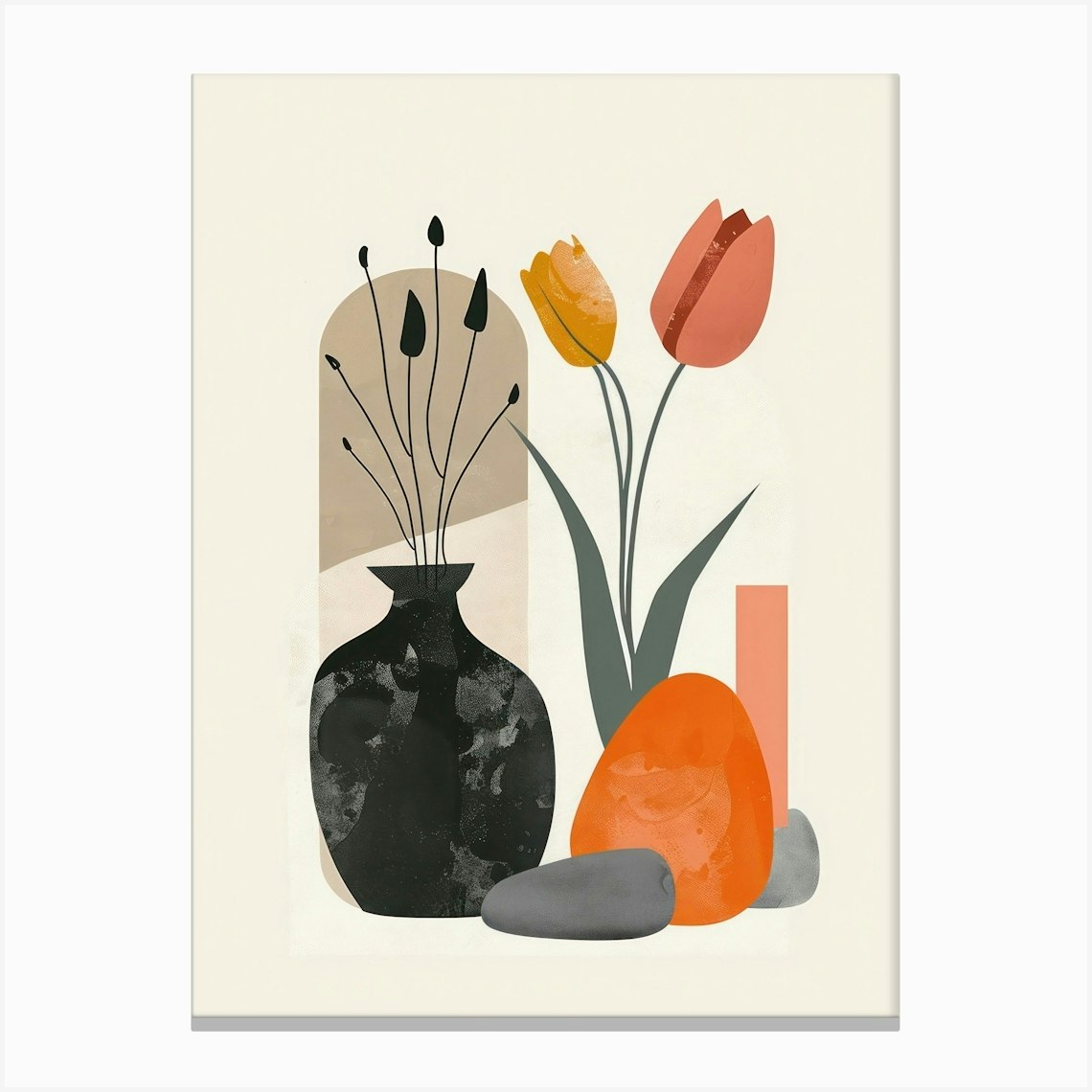 Abstract Objects Collection 9 Canvas Print by Abstract Art Expressions - Fy