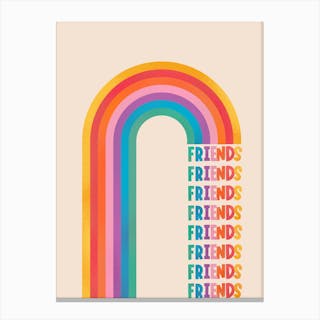 Rainbow Friends Canvas Print by showmemars - Fy