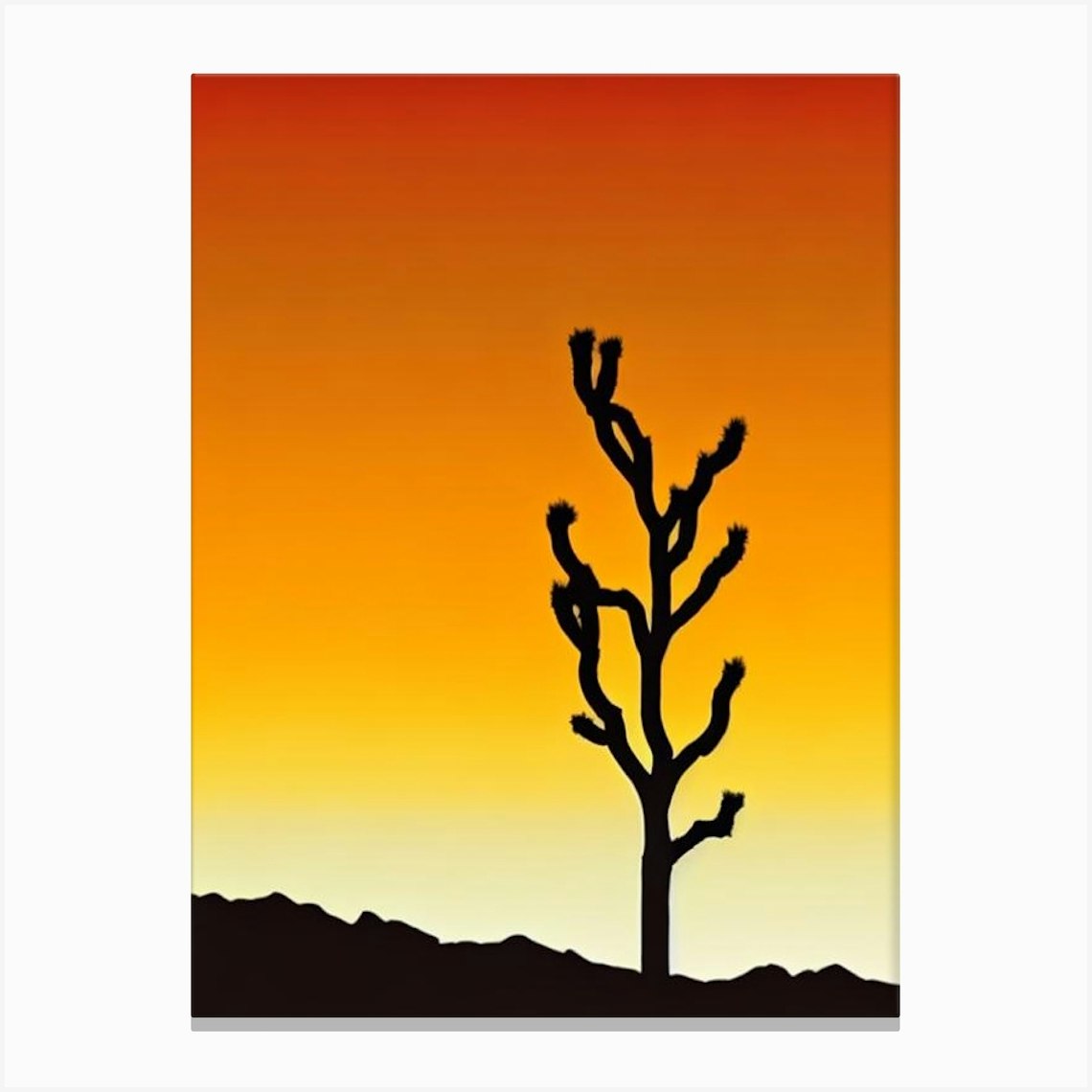 Joshua Tree National Park United States Of America Retro Two Tone