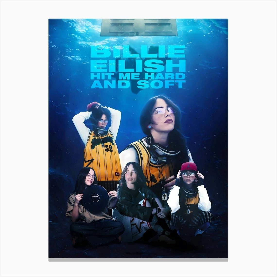 Hit Me Hard And Soft Billie Eilish - Album Poster Canvas