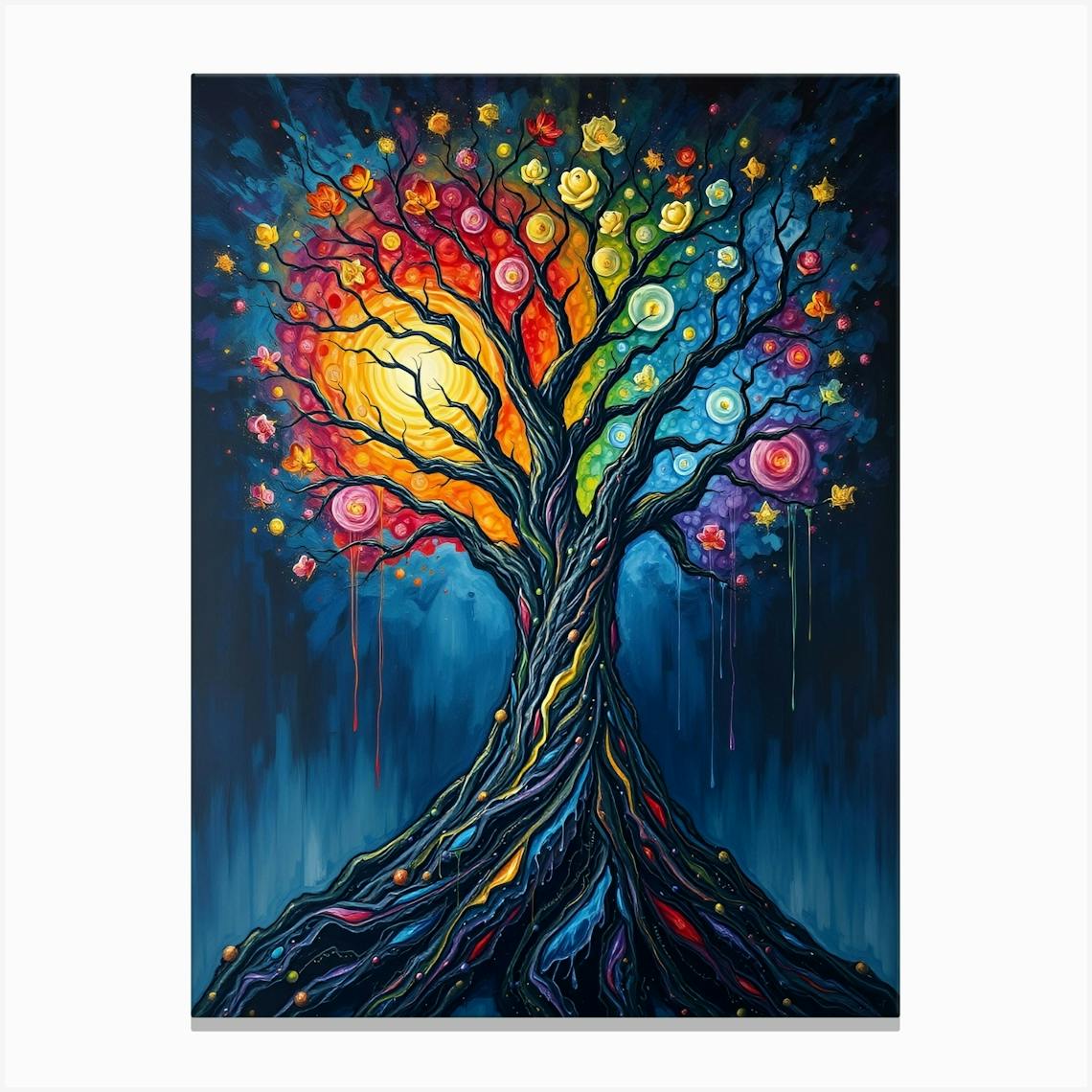 Living Tree Painting, deals 12x16 acrylic on canvas