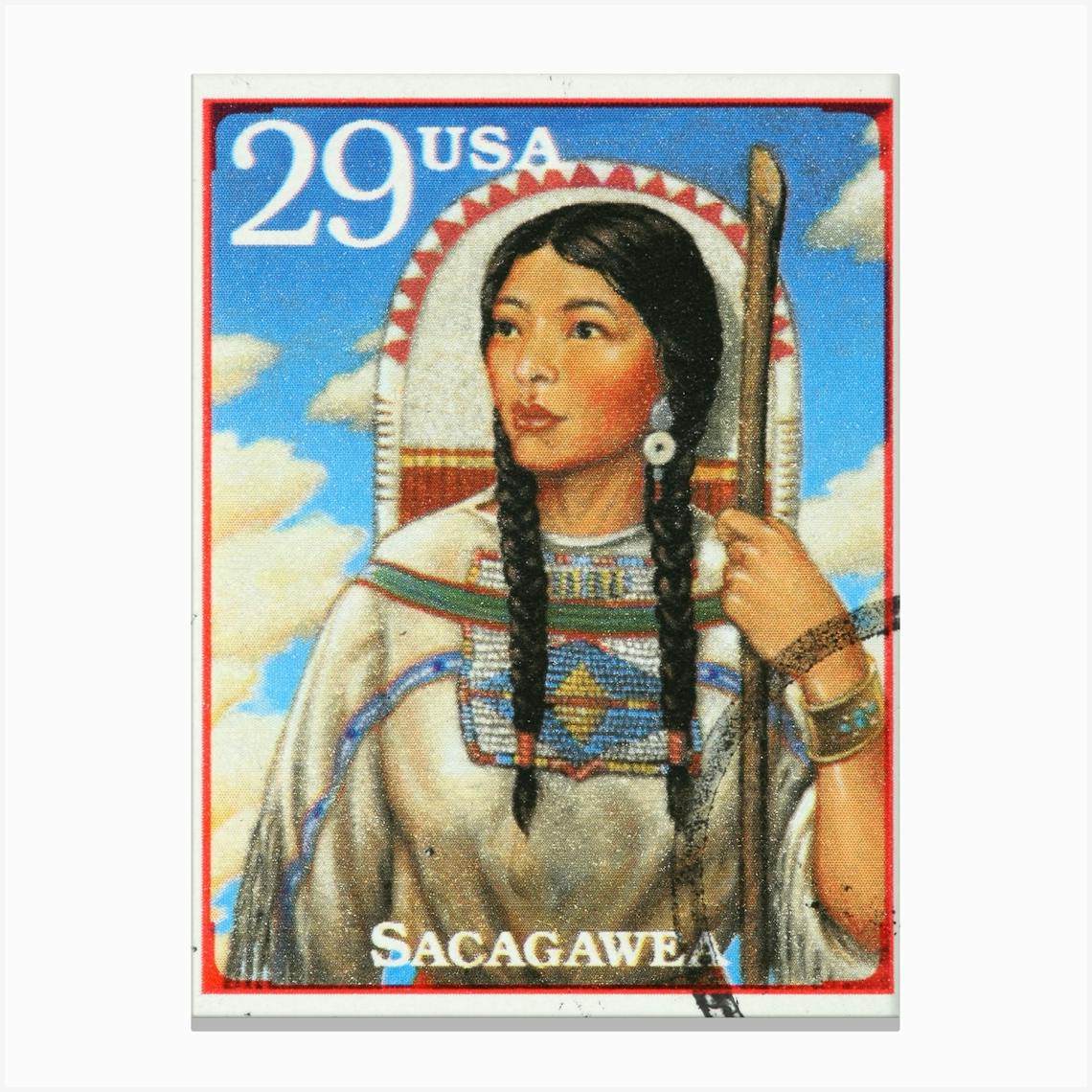 Sacagawea Art Print by Canvas Haven Decor Fy