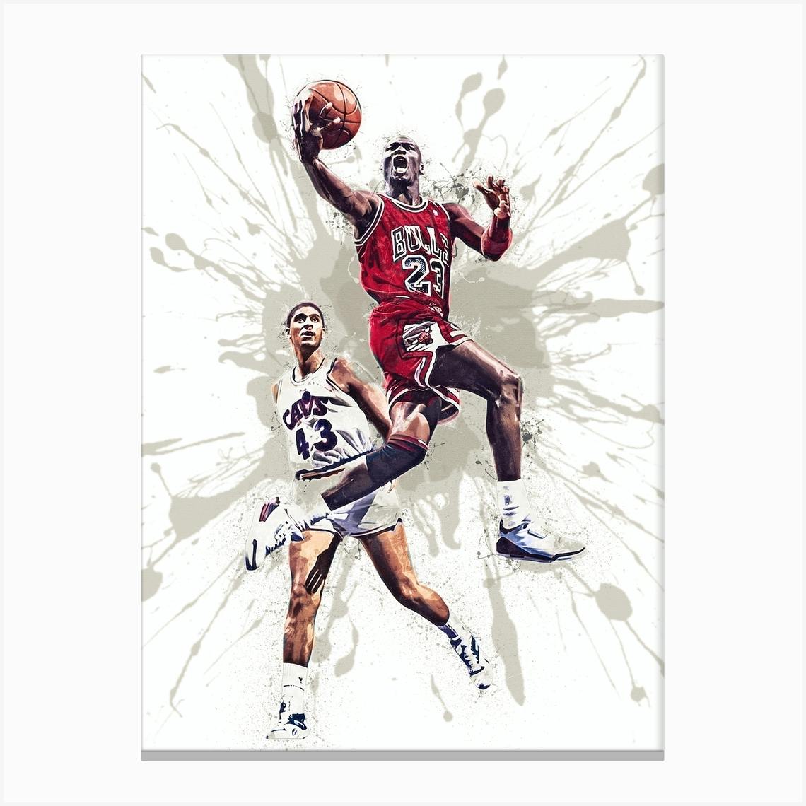 Michael jordan canvas painting outlet