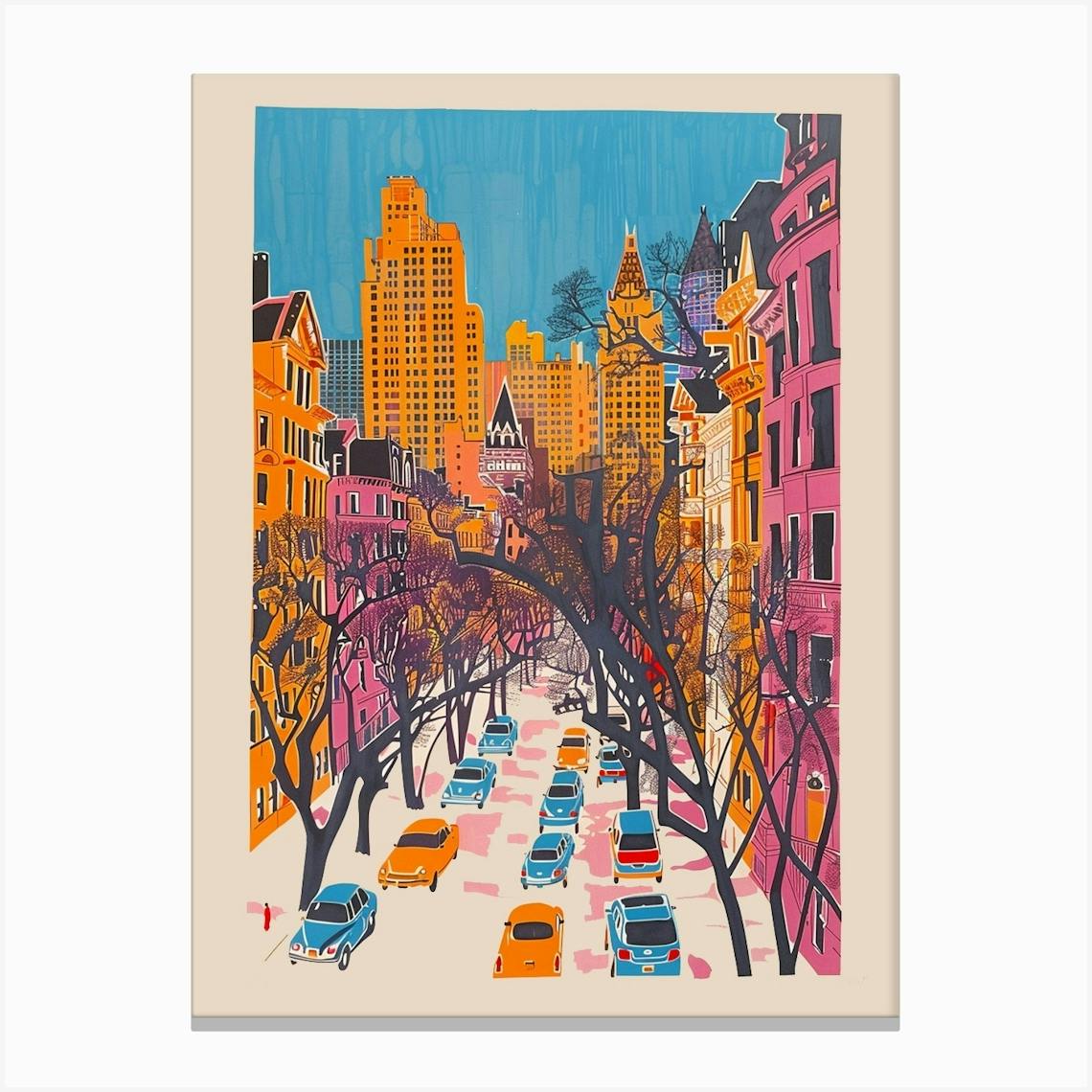 アート・デザイン・音楽 New York bikemap 2015 ANDY WARHOL - ORIGINAL SILK SCREEN ON New York City BIKE MAP