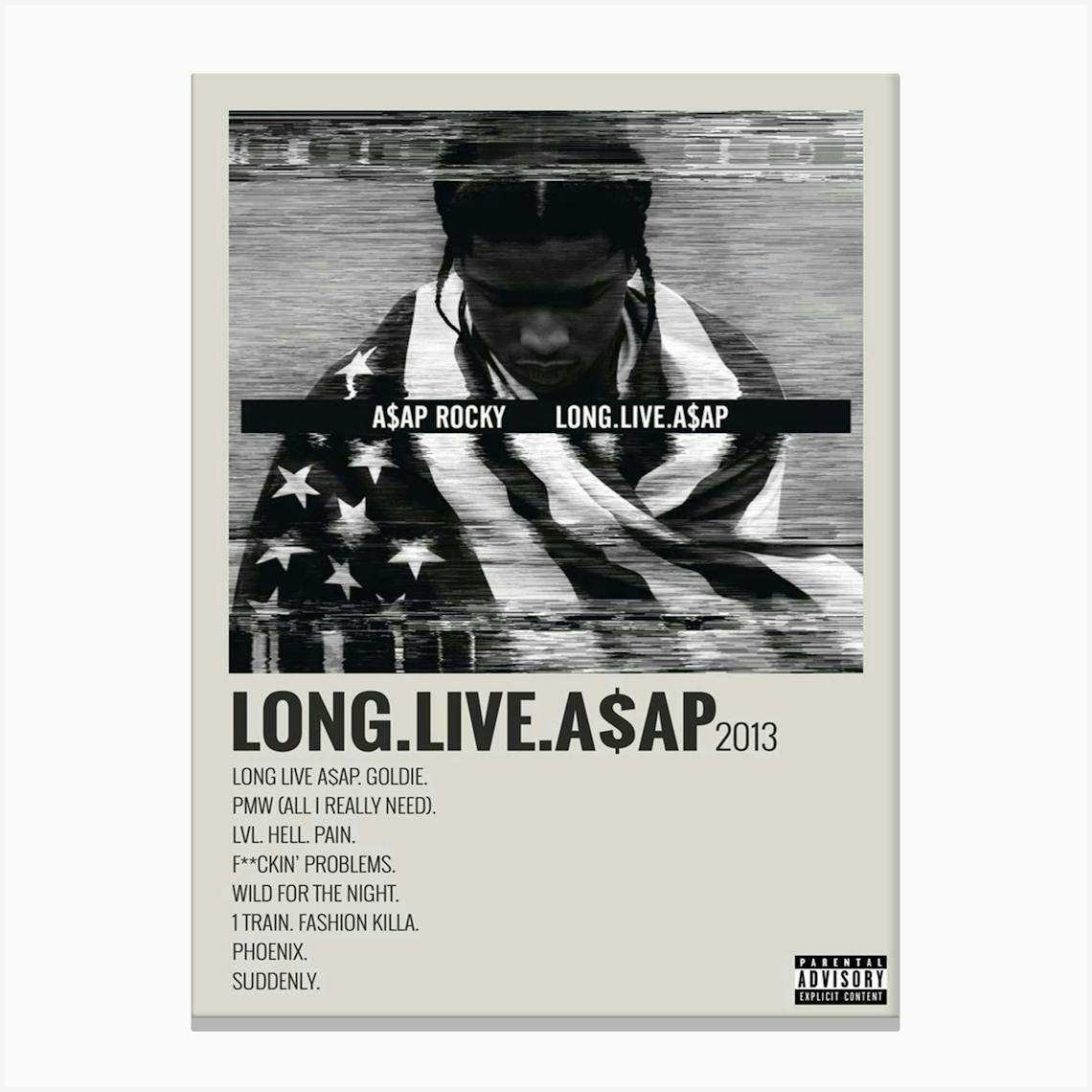 Asap rocky. Long live online asap poster flat. Used