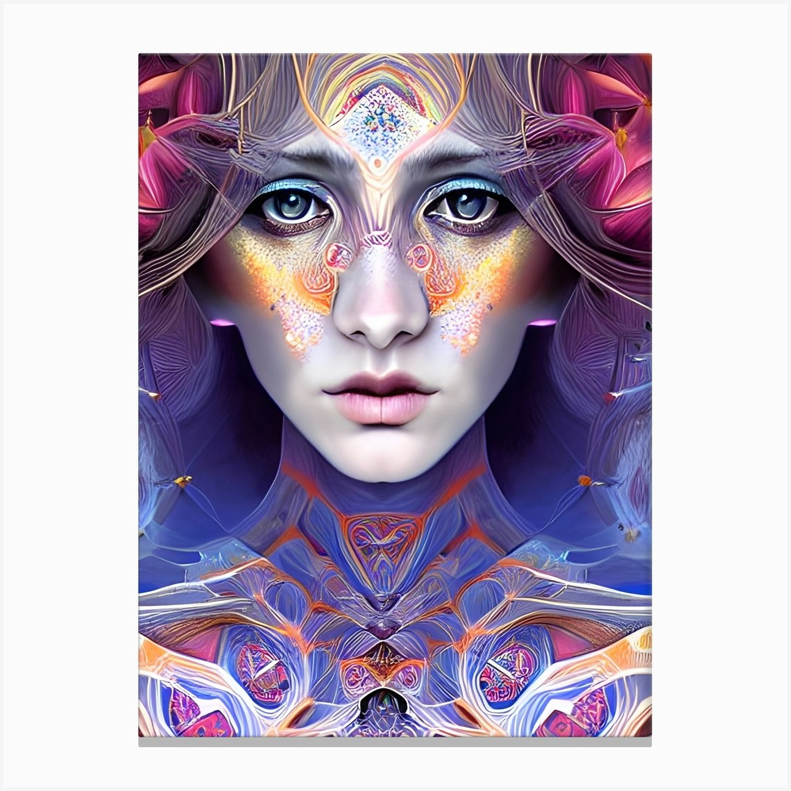 Harmonic Equilibrium 01 Digital Ai Art Canvas Print by Christine aka ...