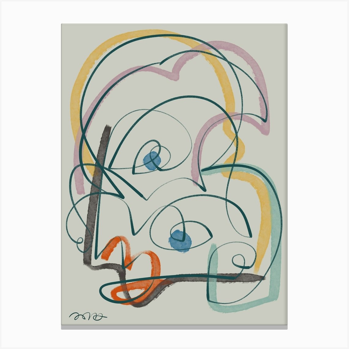 Apolline Canvas Print by Marin Vaan Zaal Fy