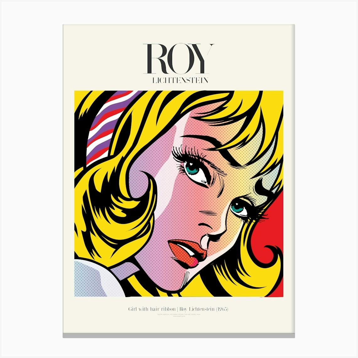Roy Lichtenstein ヘアリボンの少女 楽天市場】【ロイ・リキテンスタイン アートポスター