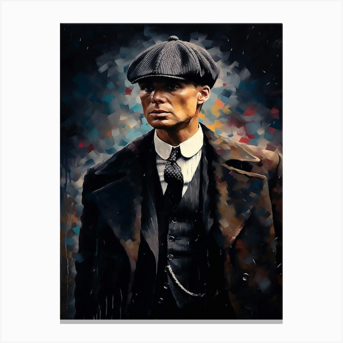 Gangster Art Thomas Shelby Peaky Blinders 6 Canvas Print By Print Cult Fy 