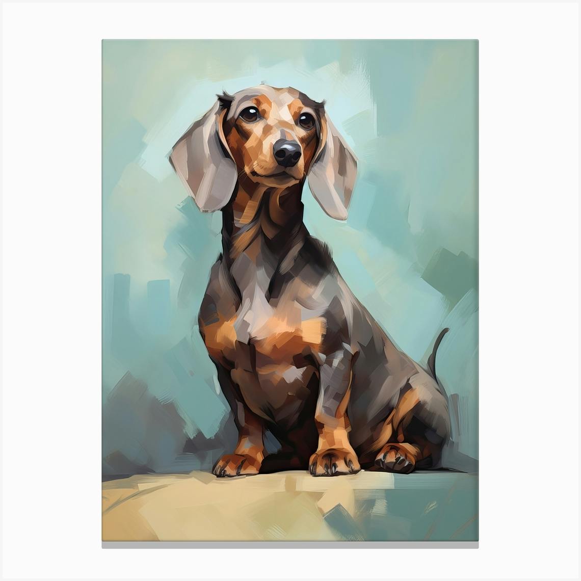 Wiener hot sale dog paintings