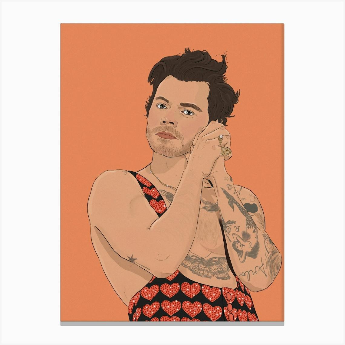 Harry Styles Canvas Print cheapest