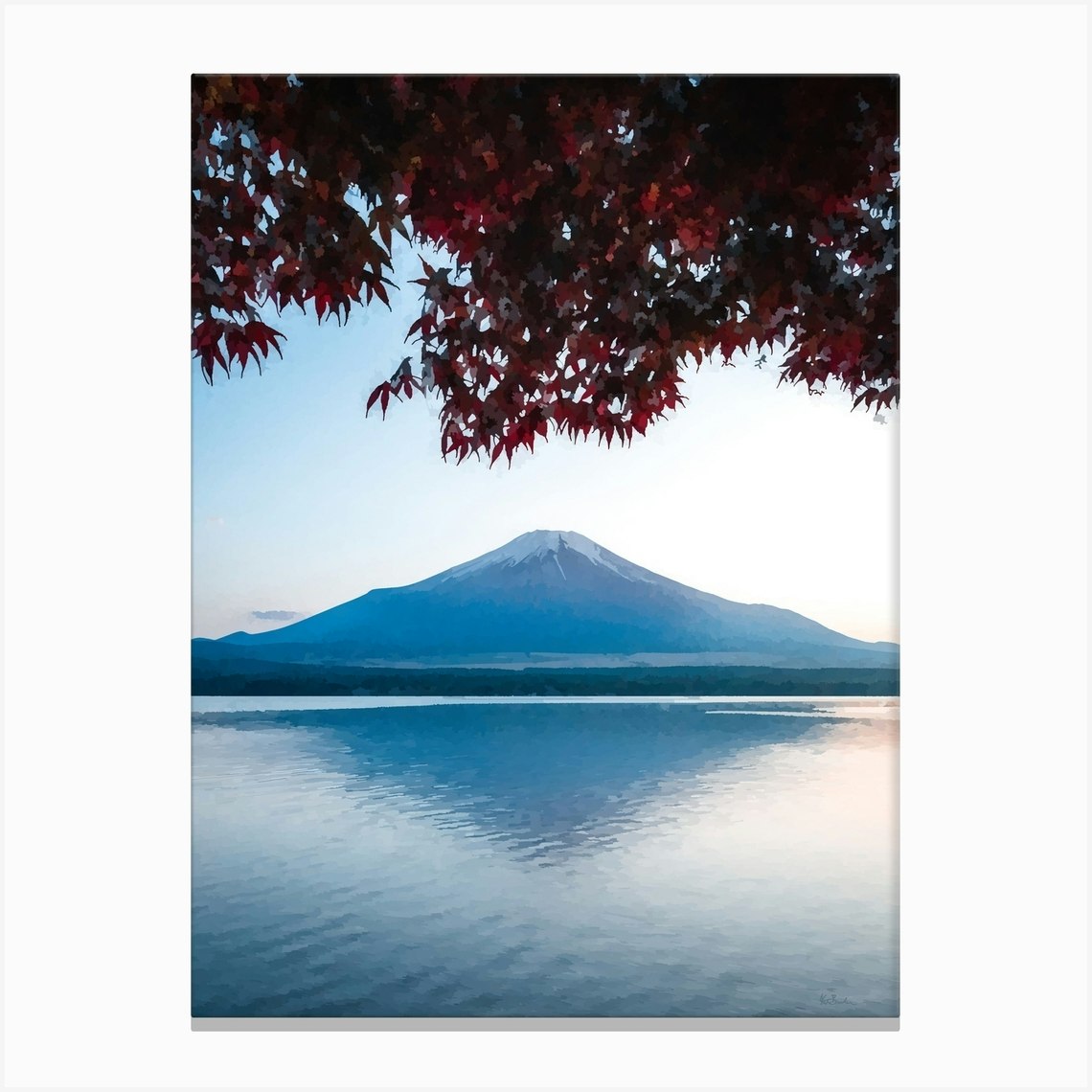 Mount Fuji Canvas Print by Kits Concepts - Fy