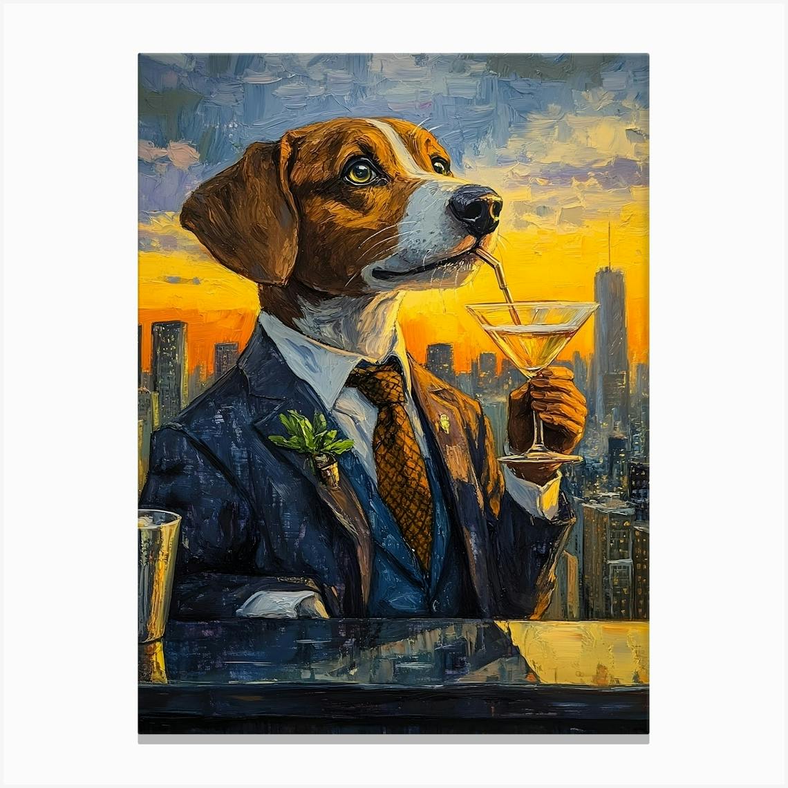 憧れの Whimsical Fy - Coghlan S.K. by Print Art 95 Dogs 絵画