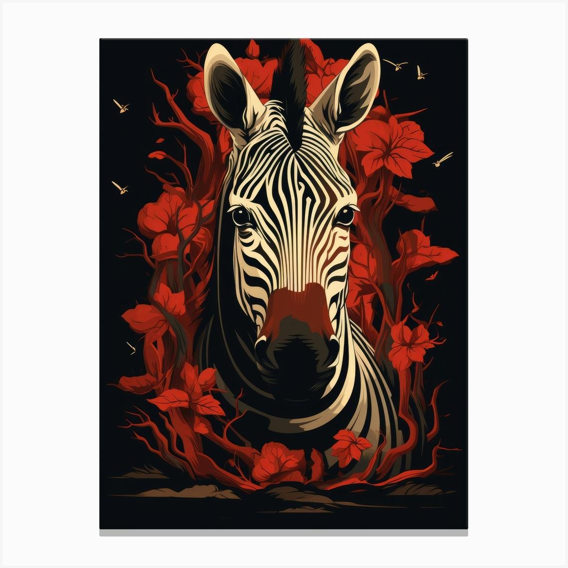 Pop Art Zebra Wall Mural – Wallmonkeys
