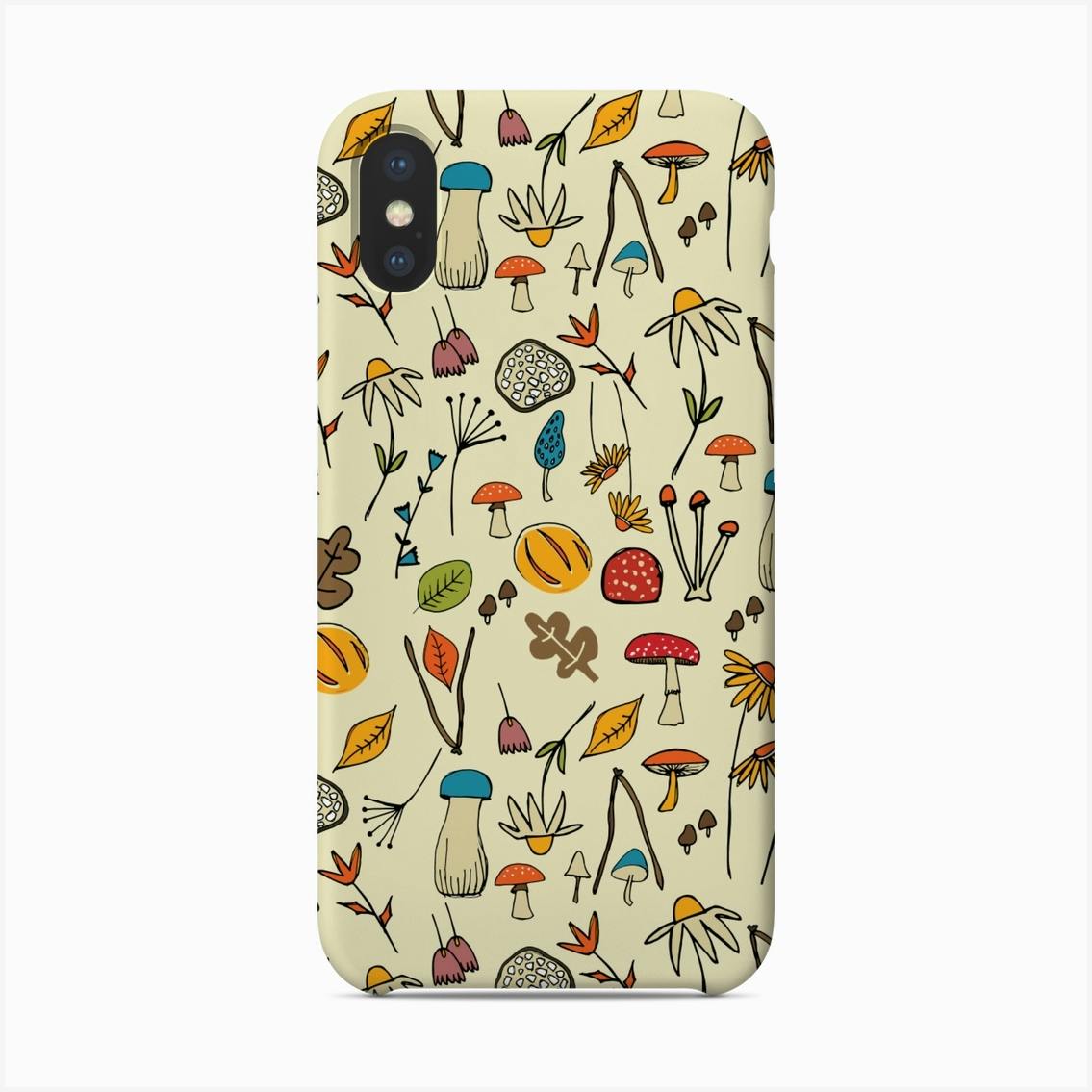 Mushroom Ivory Phone Case