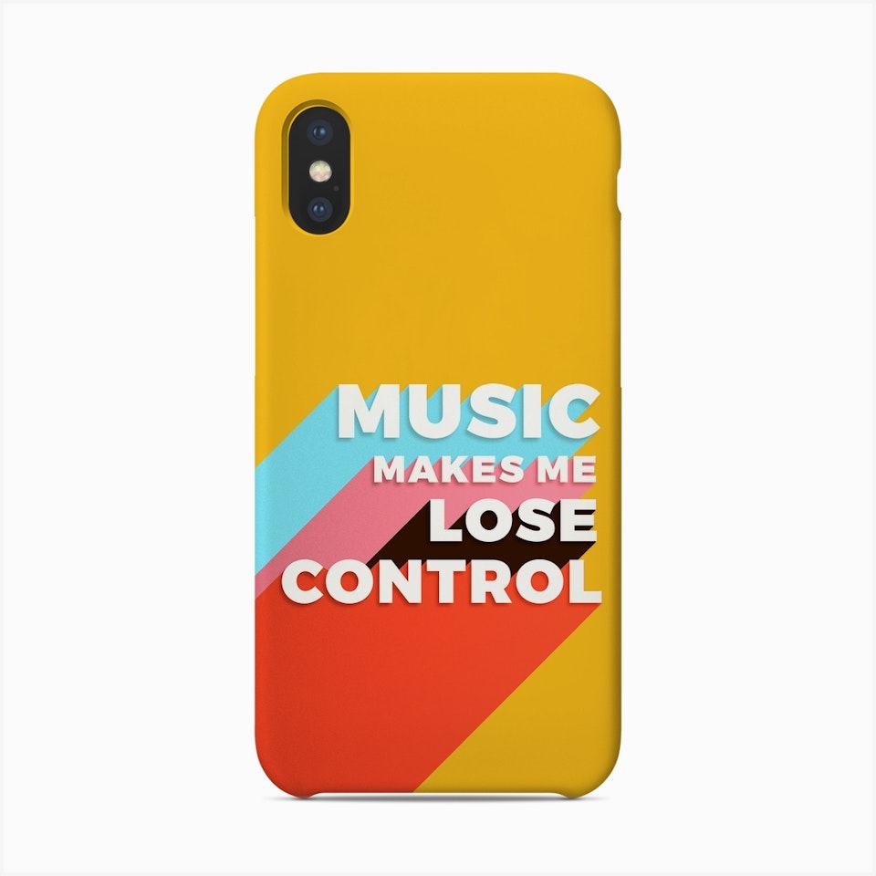 Music Makes Me Lose Control Art Print by showmemars Fy