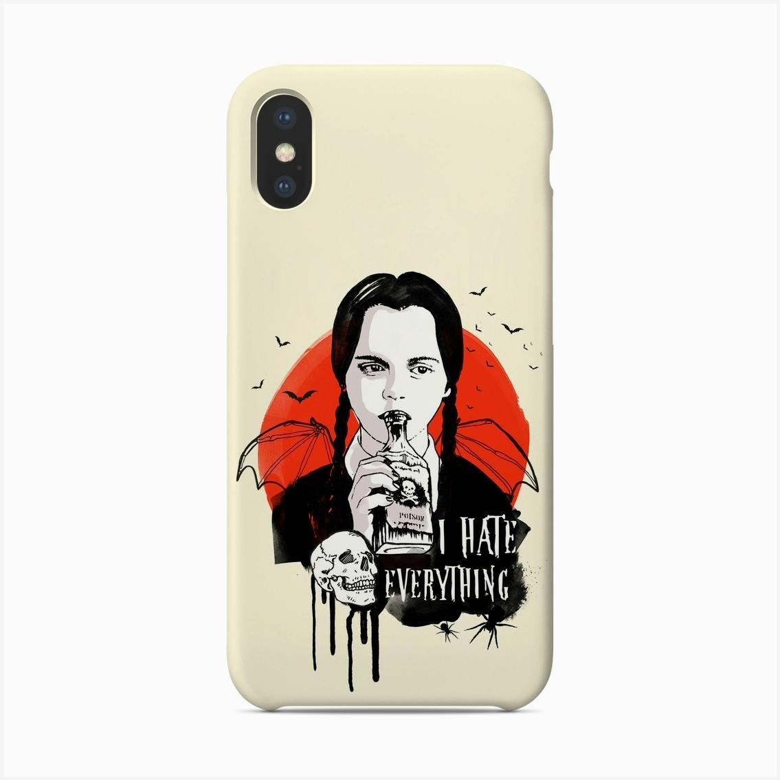 Wednesday Addams Family Phone Case by 2ToastDesign Fy