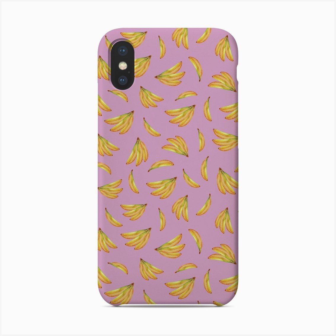 Pink Banana Phone Case by LovelyMile Fy