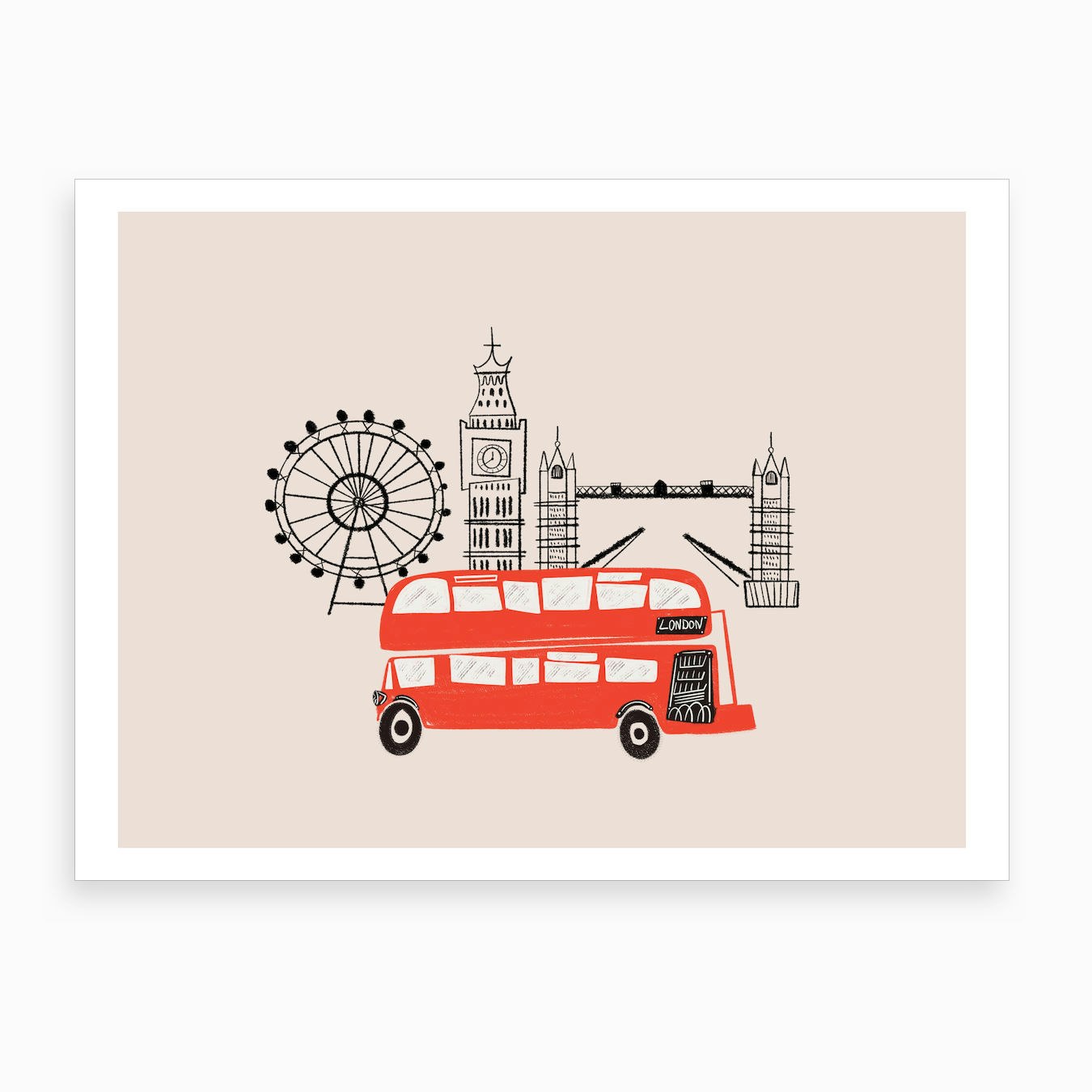 London Ride Art Print by Nancy Noreth - Fy