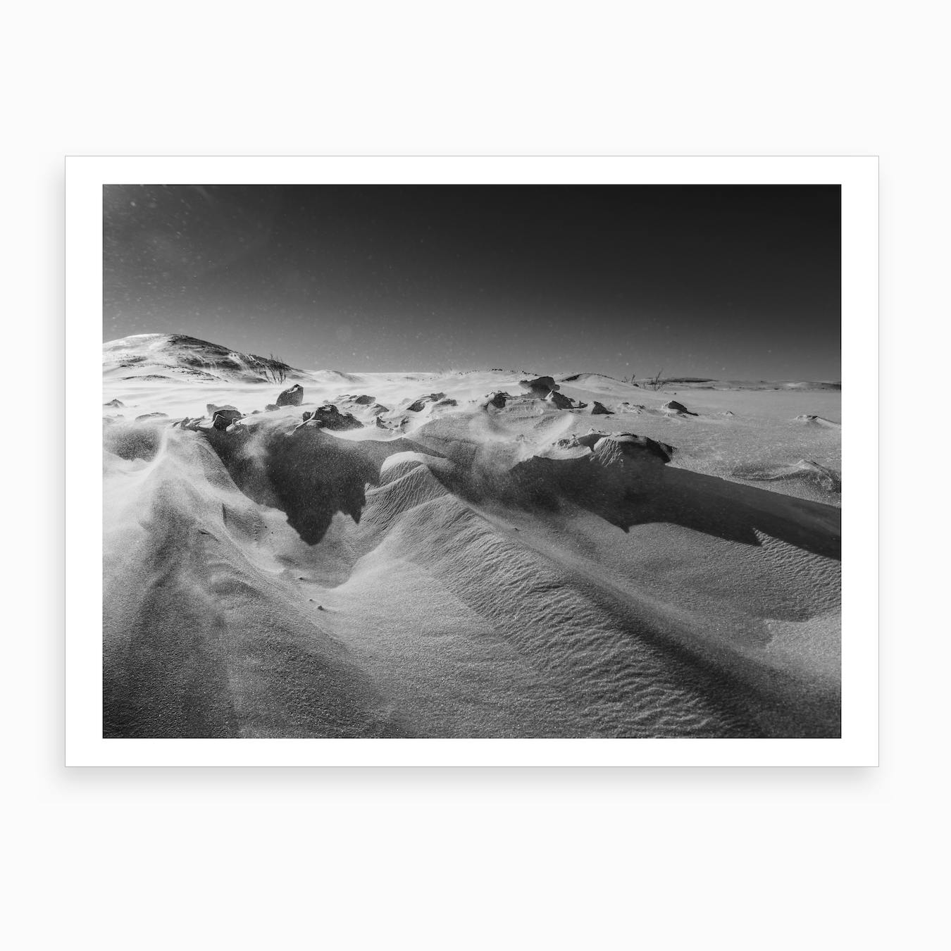 Snow Desert Art Print