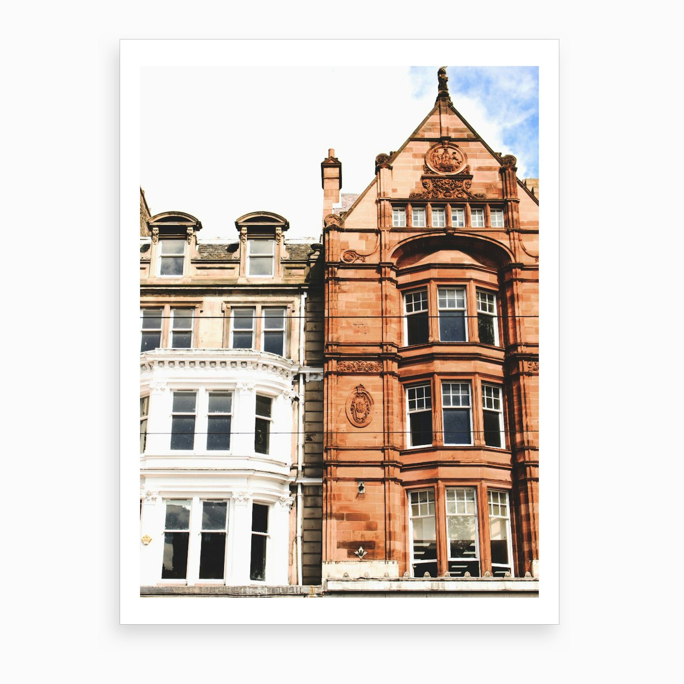 Edinburgh Art Print by AEK Prints Fy
