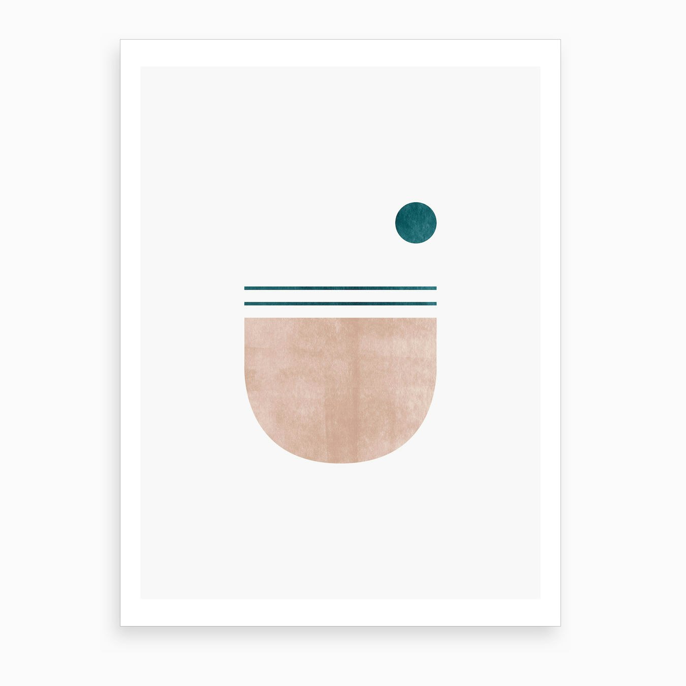 Abstract Geometric 5 Art Print by KookiePixel - Fy