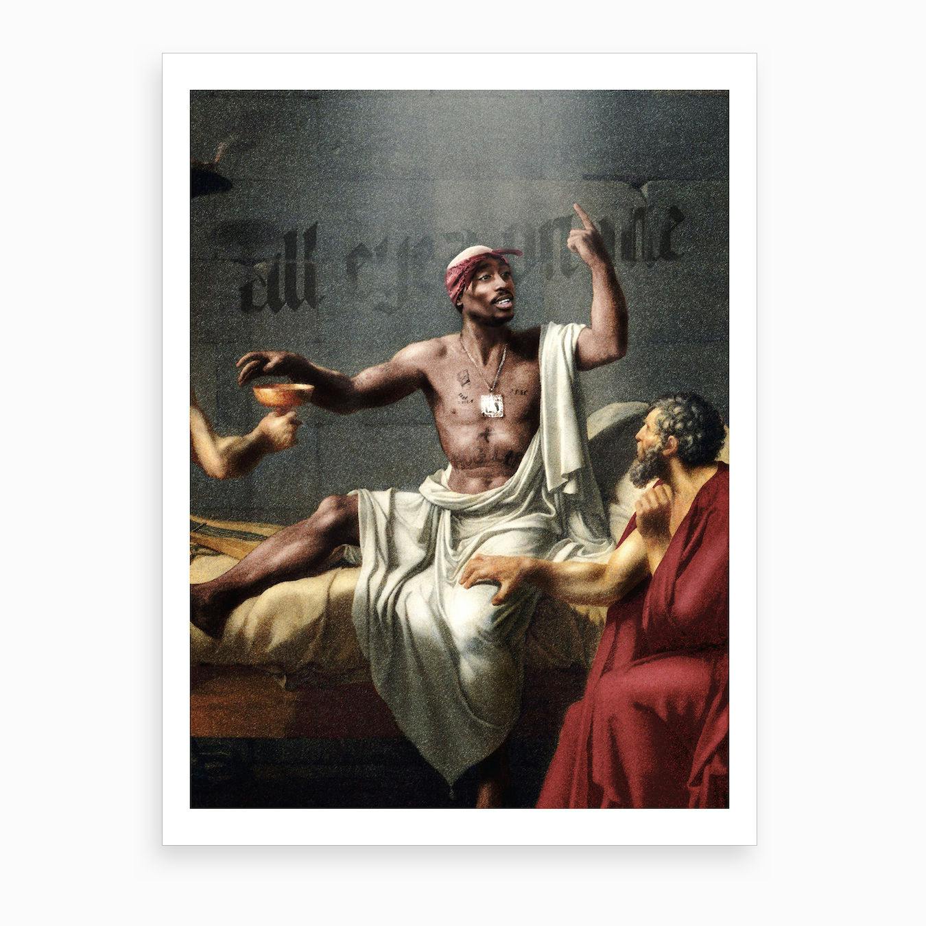 Tupac Painting Art Print