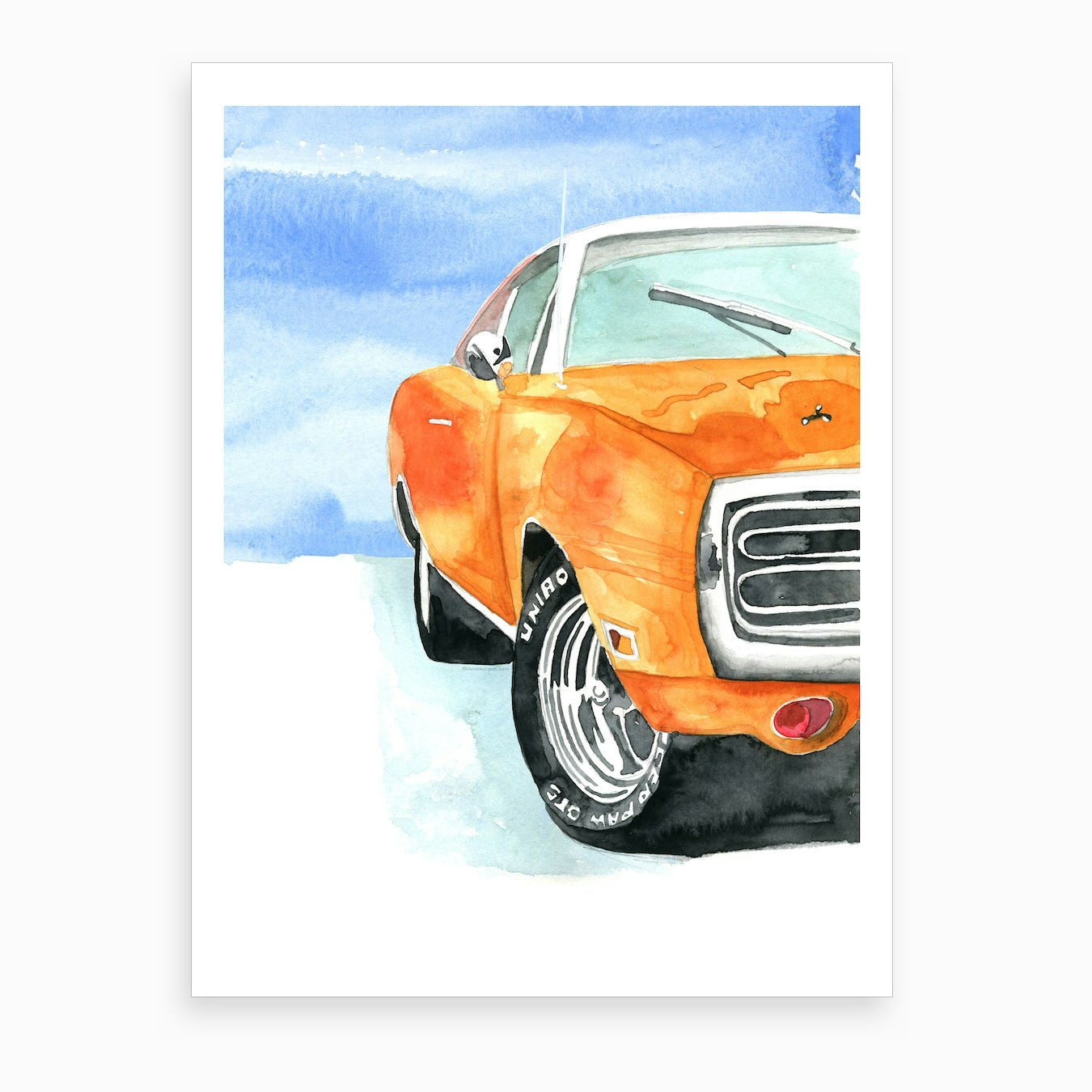 Dodge challenger art