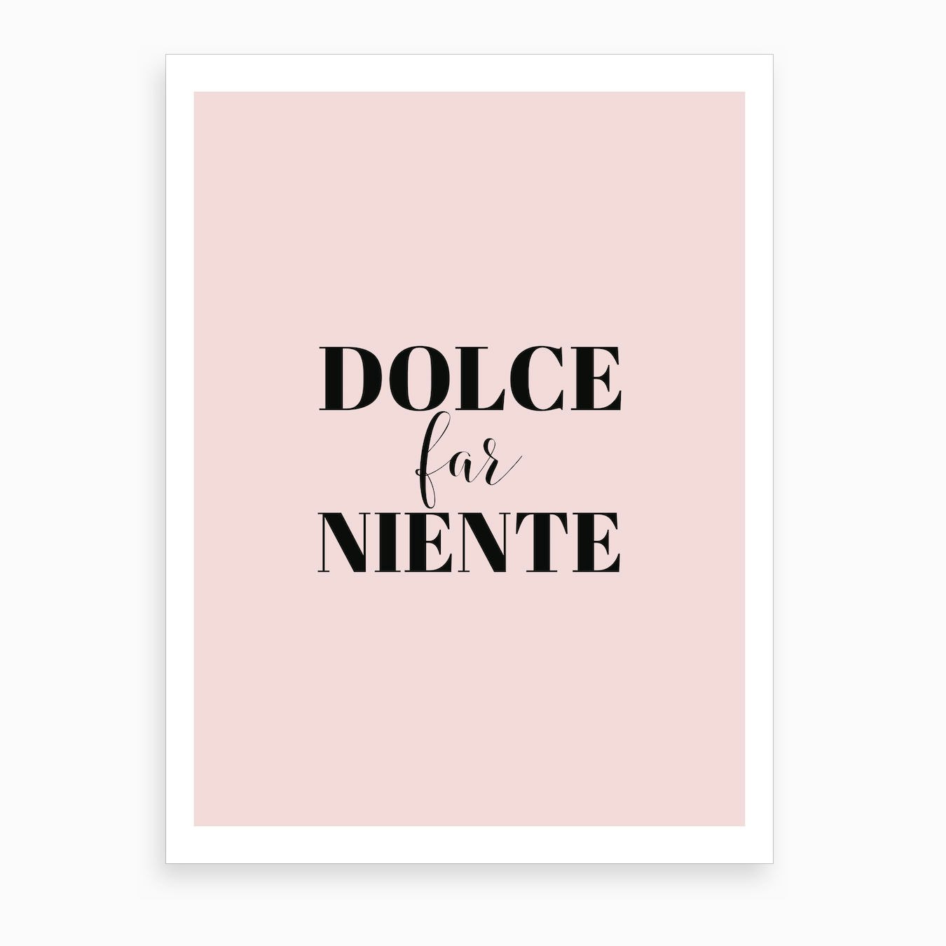 Dolce Far Niente Art Print by Cafelab - Fy