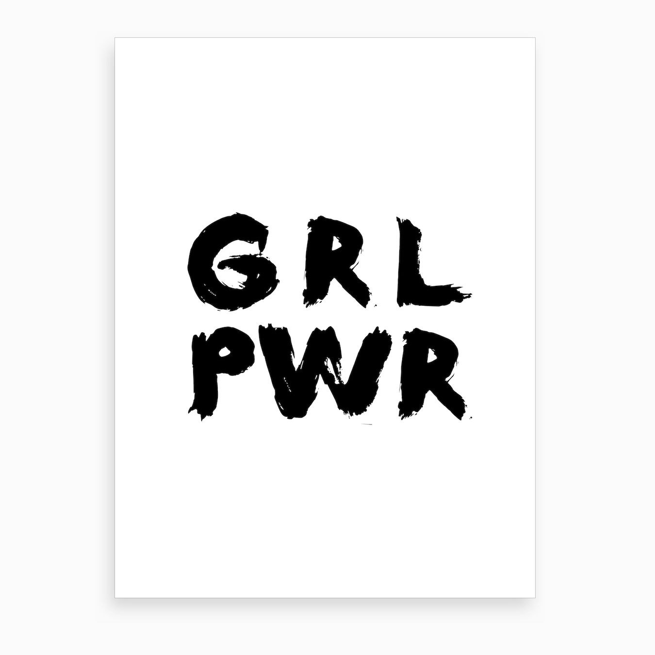 Grl Pwr Art Print by OHKIMIKO - Fy