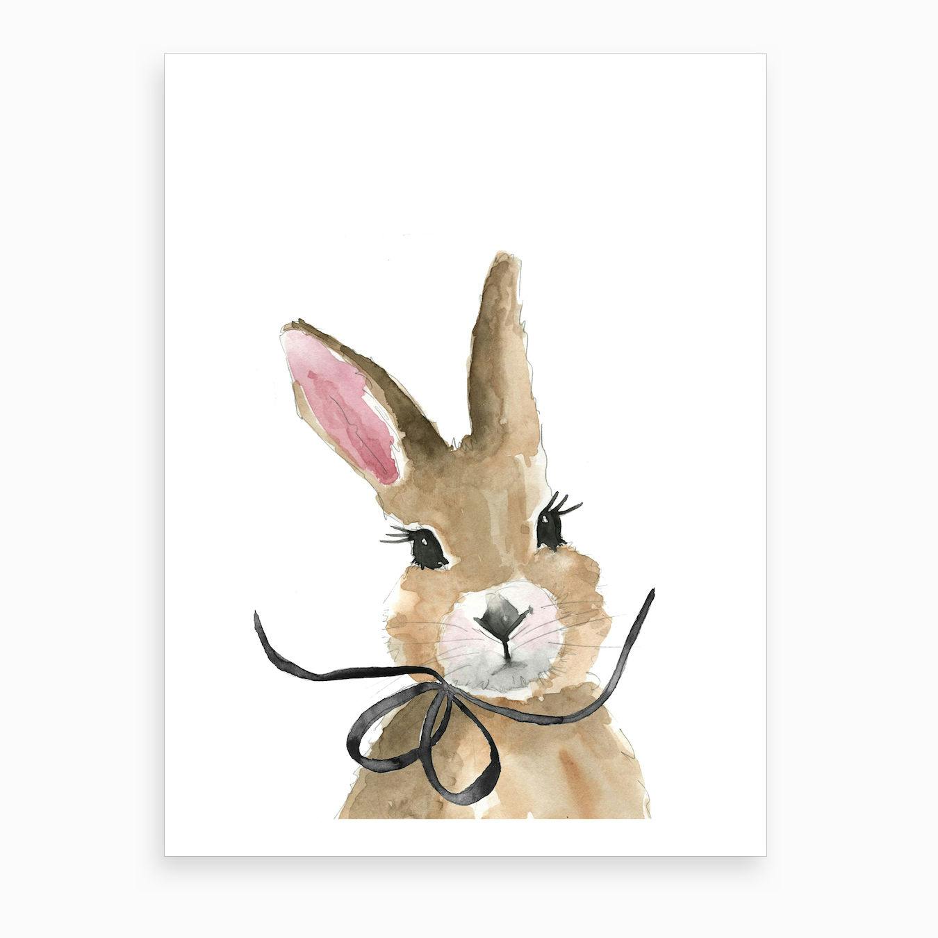 bunny canvas print