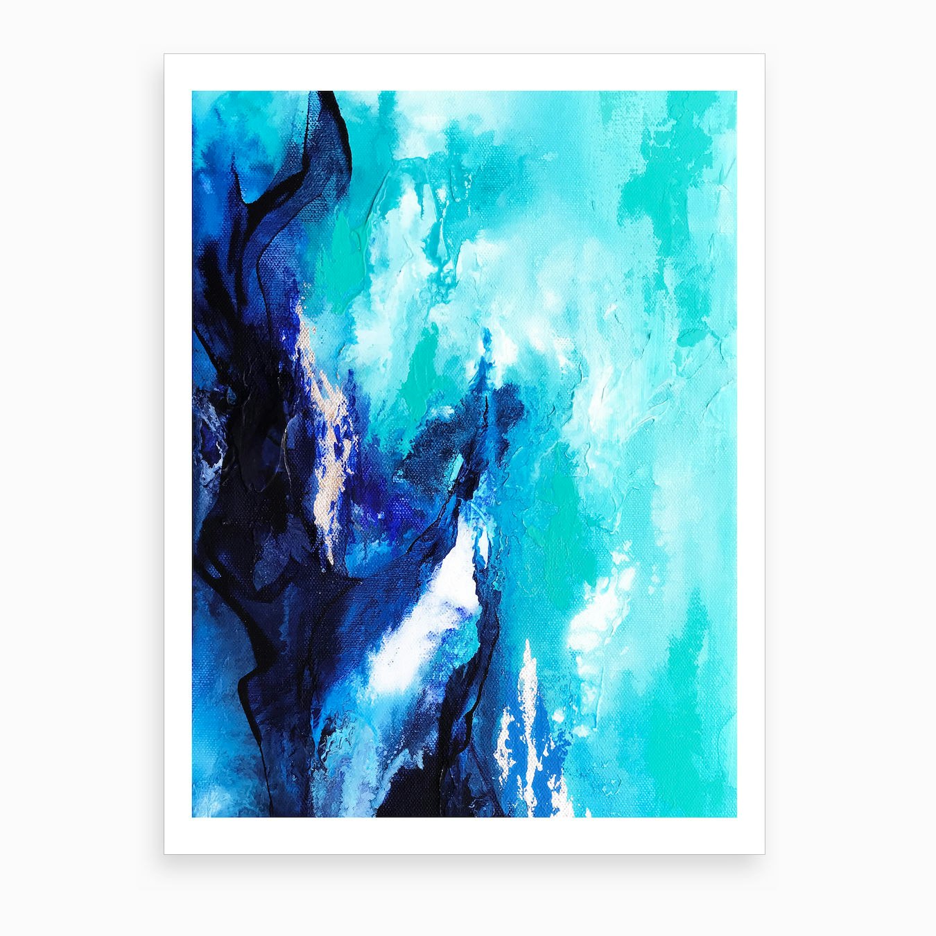 Ocean Bloom Art Print By Spellbound Fine Art - Fy