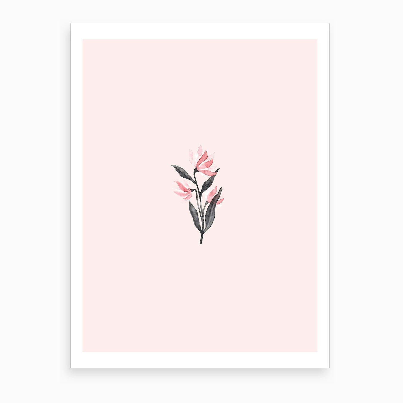 Simple Flower Art Print by Antonia Jürgens Fy