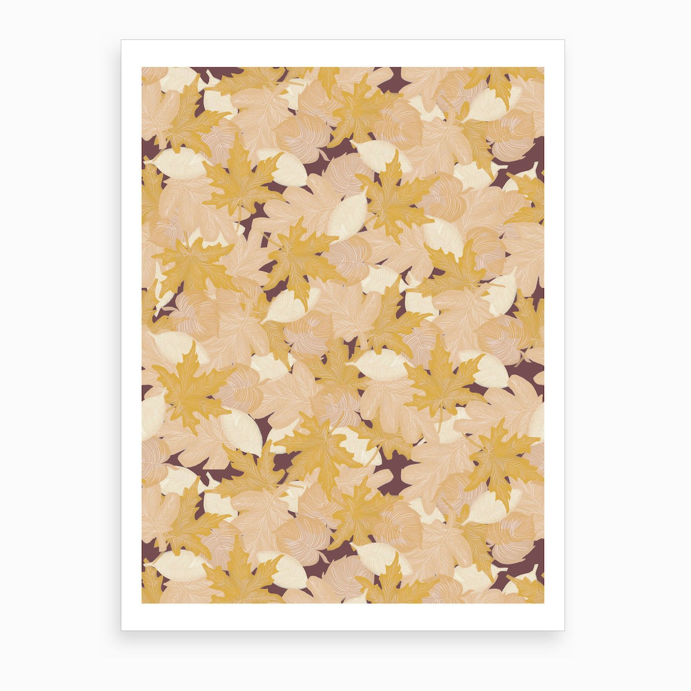 Muted Fall Art Print by DesigndN Fy