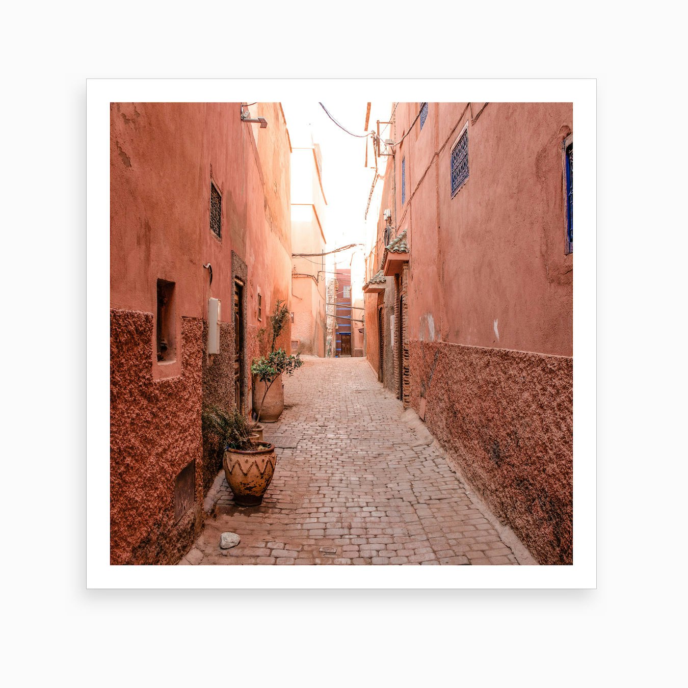 Streets Of Marrakech Morocco Art Print by Travel Art Wall Prints Fy