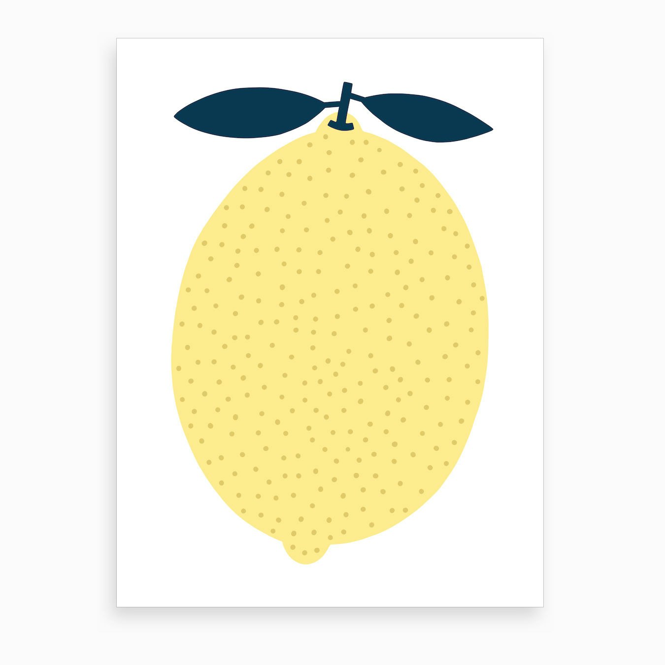 Lemon Art Print by Lisa Koesterke Illustration - Fy