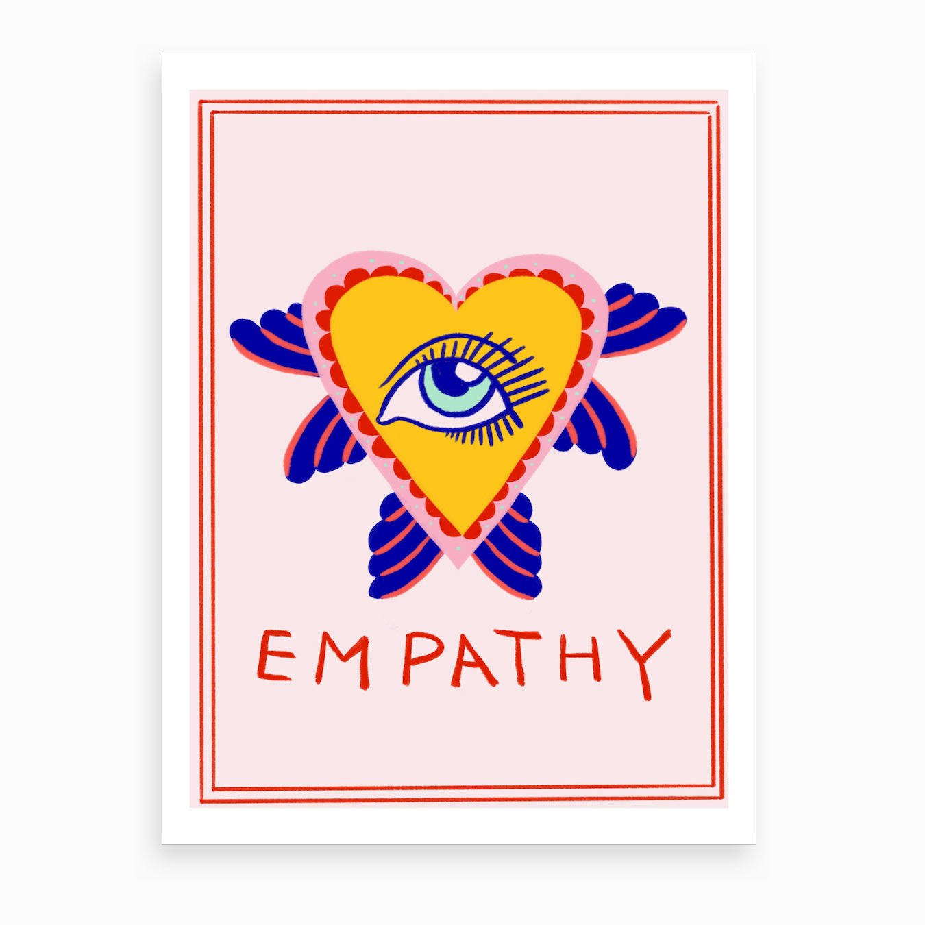Empathy Art Print by A.F Illustrations Fy