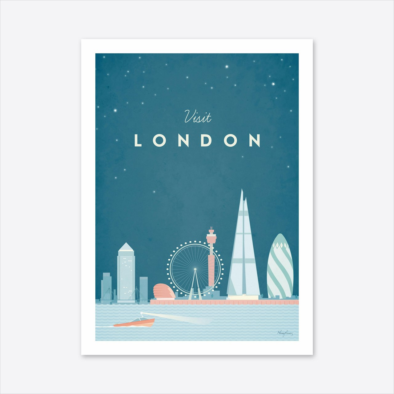 Visit London Art Print | Fast shipping | Fy