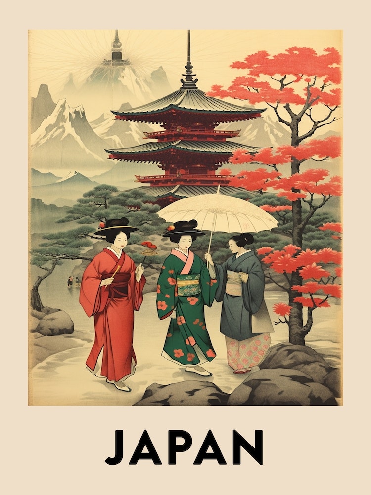 Japanese Art, Japan Poster, Japanese Decor, Japanese Print, Japanese Art  Print, Japan Travel Poster, Affiche Japon, Tokyo Print, Asian Decor 