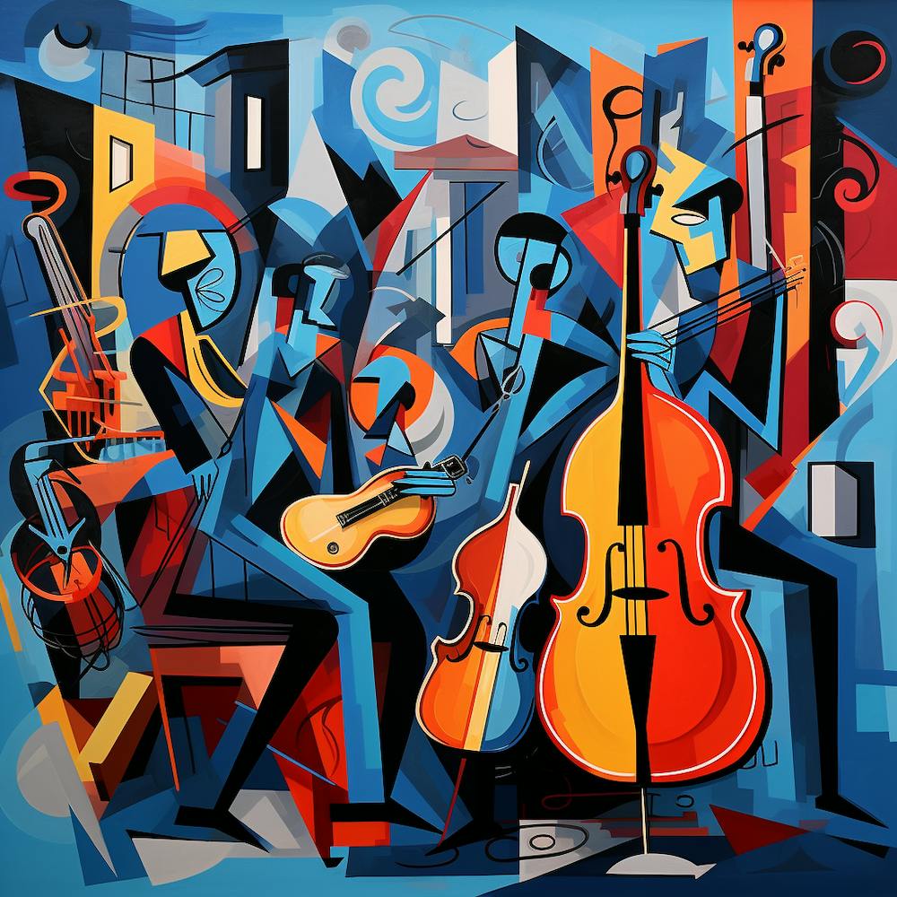Jazz Musicians Art Print by David Arts - Fy