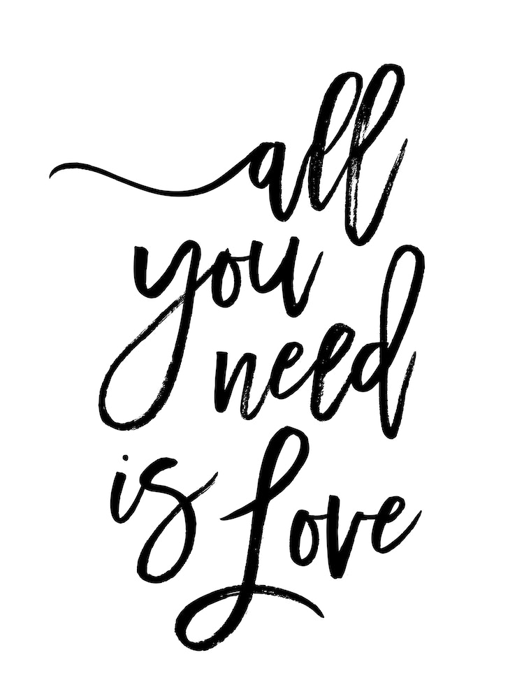 All You Need Is Love III Art Print by Vivid Atelier - Fy