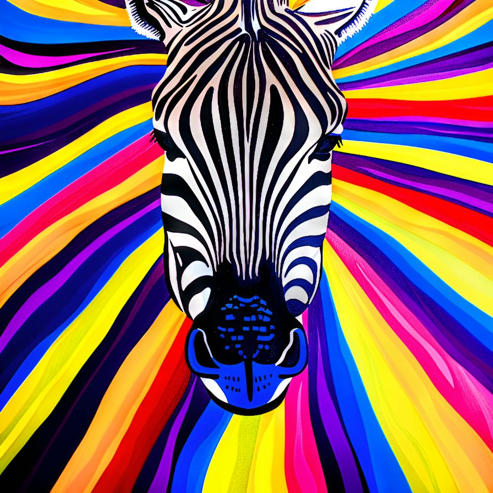 Zebra pop art Art Print by Alekaki - Fy